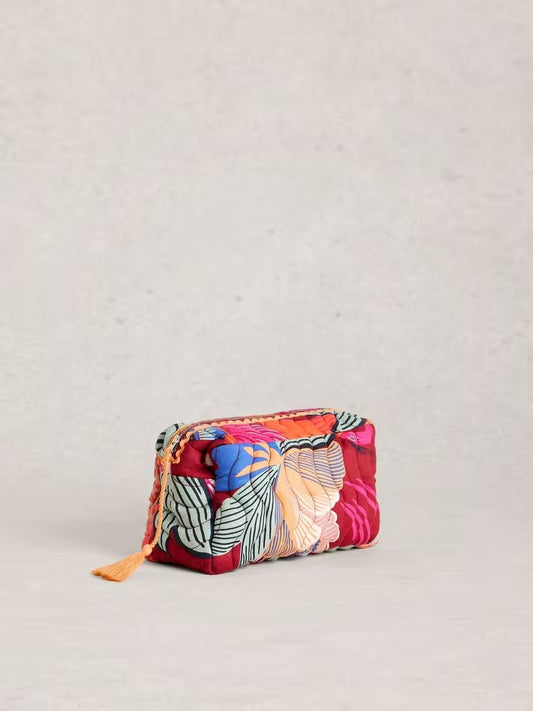 Quilted Wash Bag  - Blue Multi (Copy)