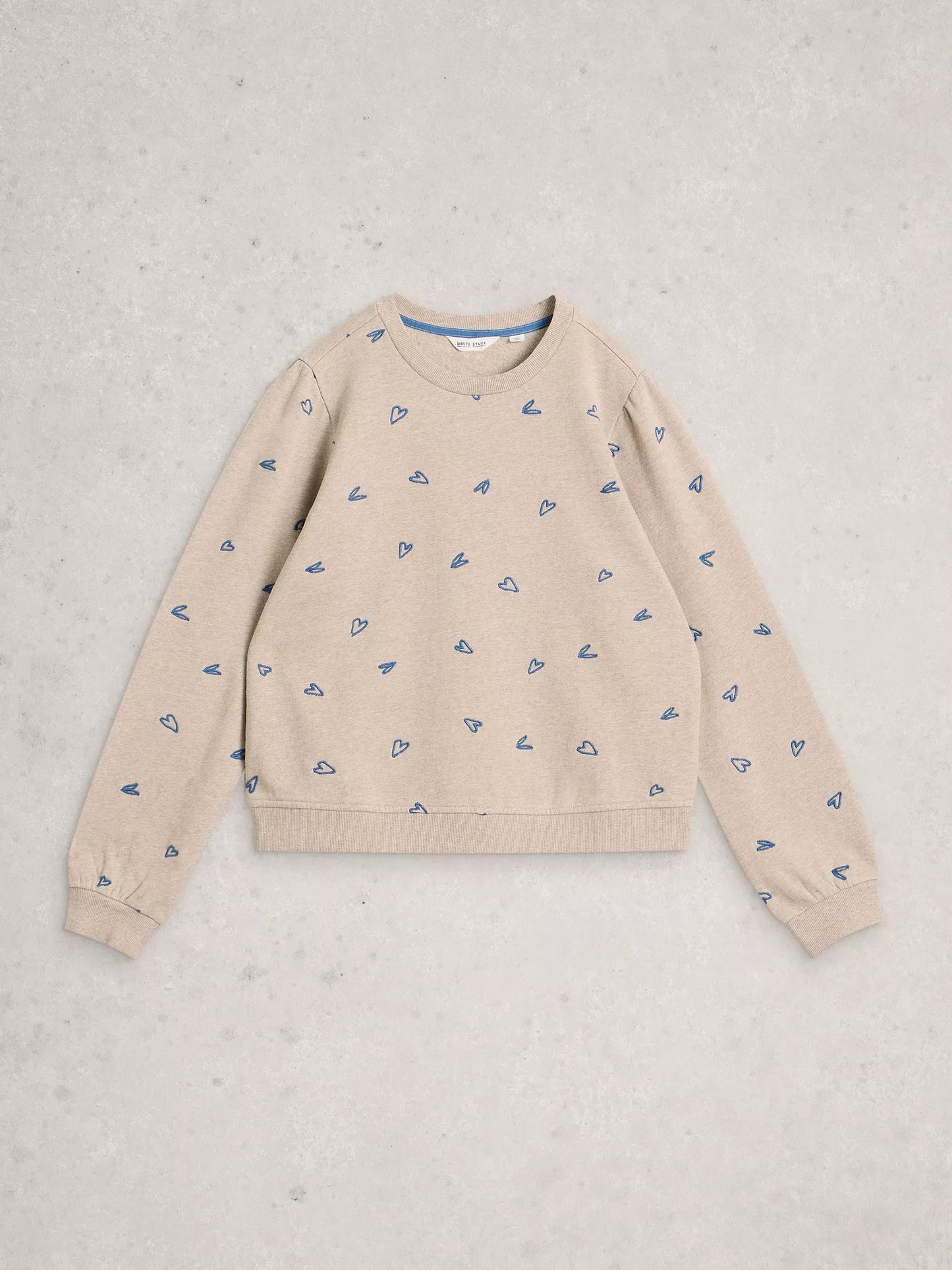 Heart Embroidered Sweater