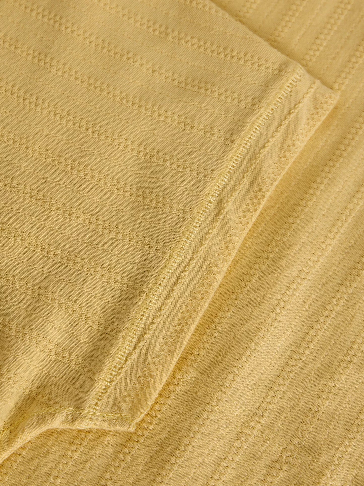 Yellow Notch Texture Tee