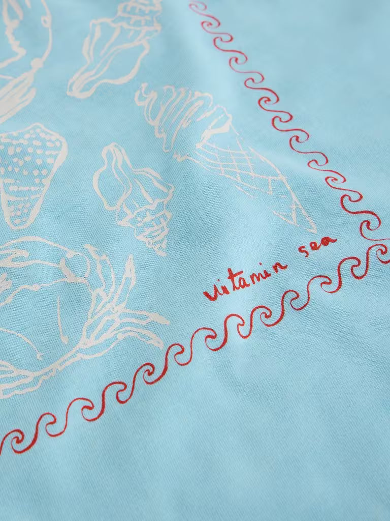 Gina Graphic Tee - Blue