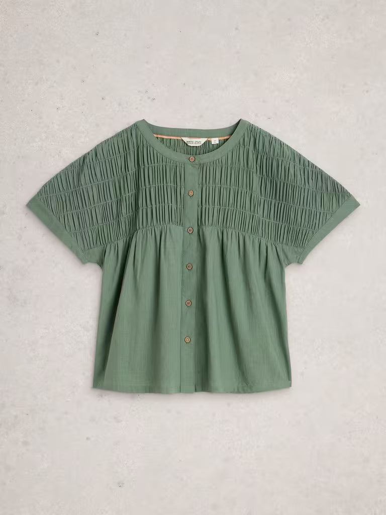 Tammie Organic Cotton Shirt - Khaki