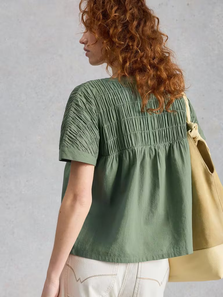 Tammie Organic Cotton Shirt - Khaki