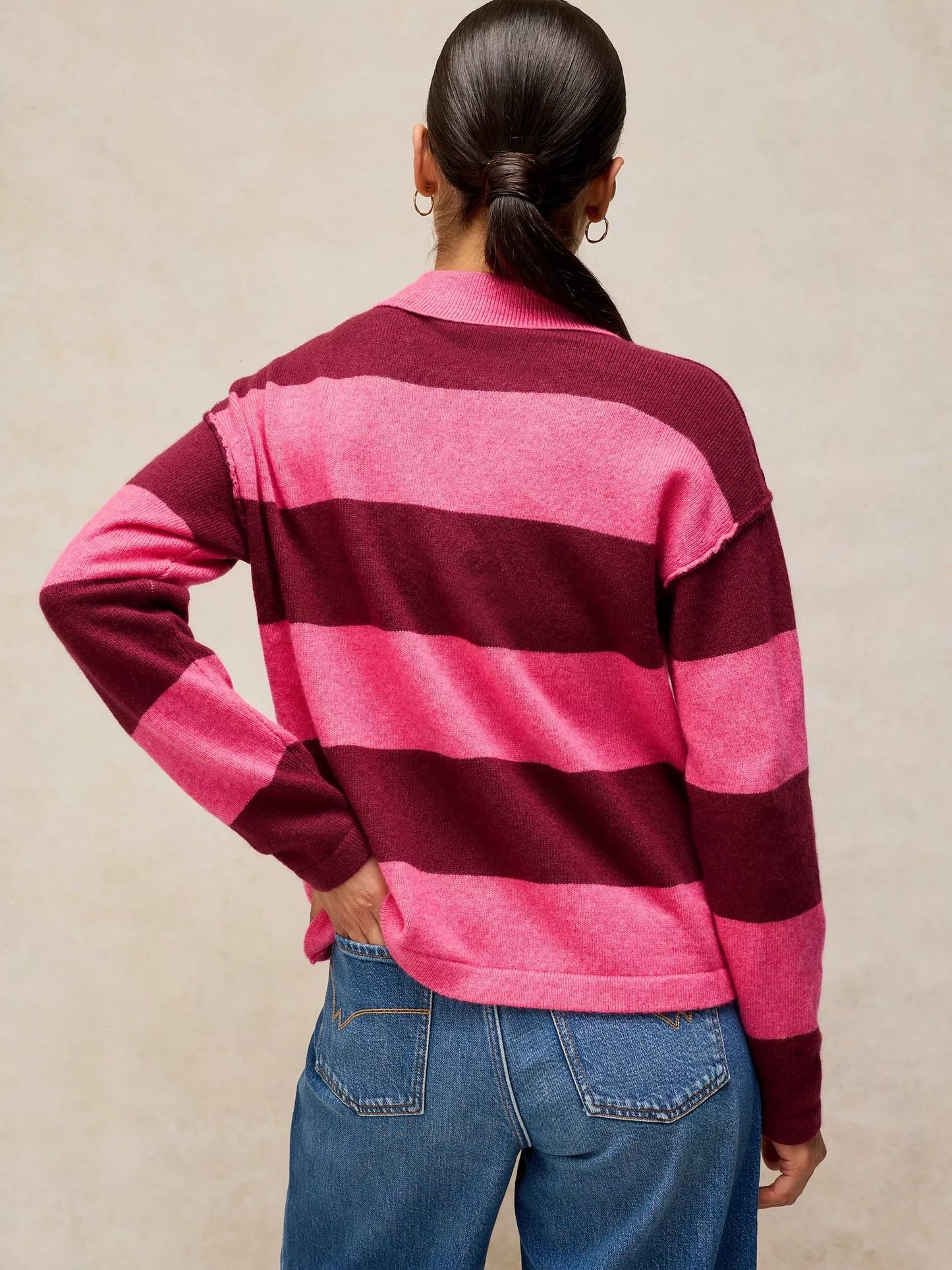 Camilla Stripe Collar Knit