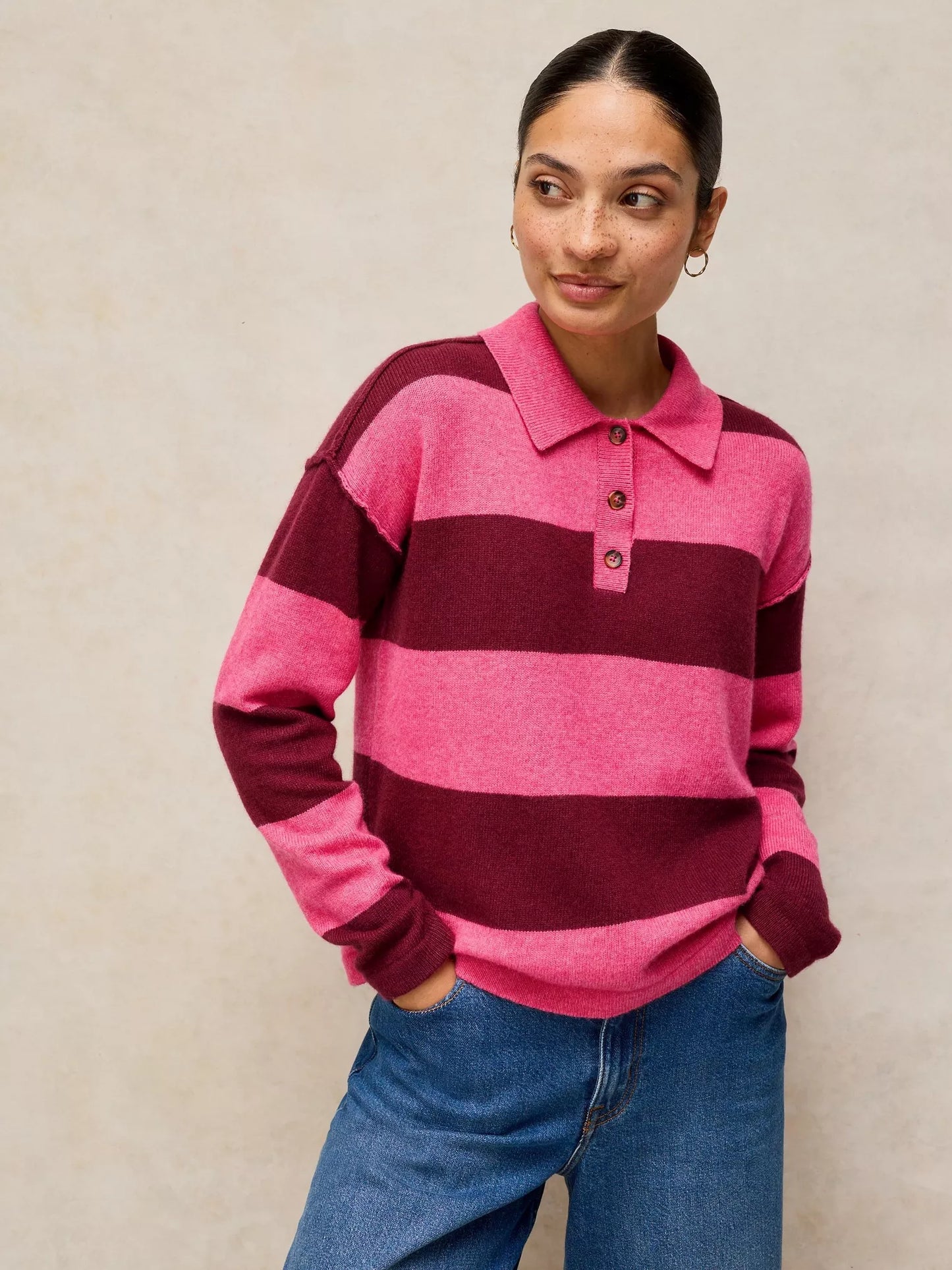 Camilla Stripe Collar Knit