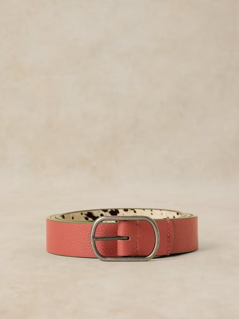 Reversible Leather Belt