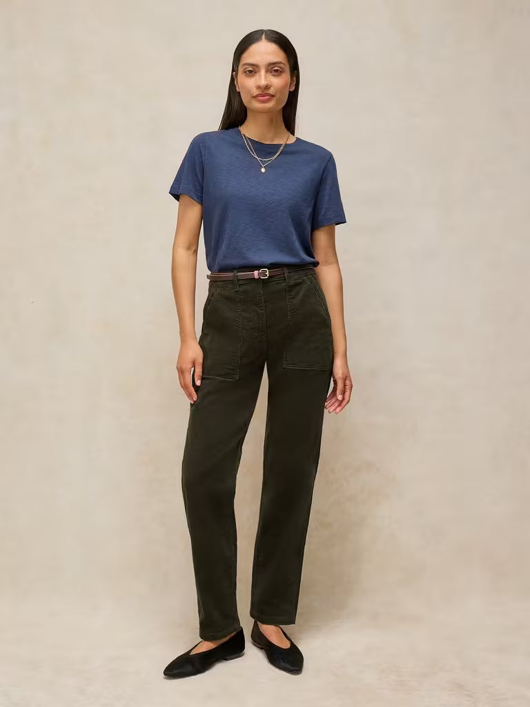 Twister Khaki Cord Trouser