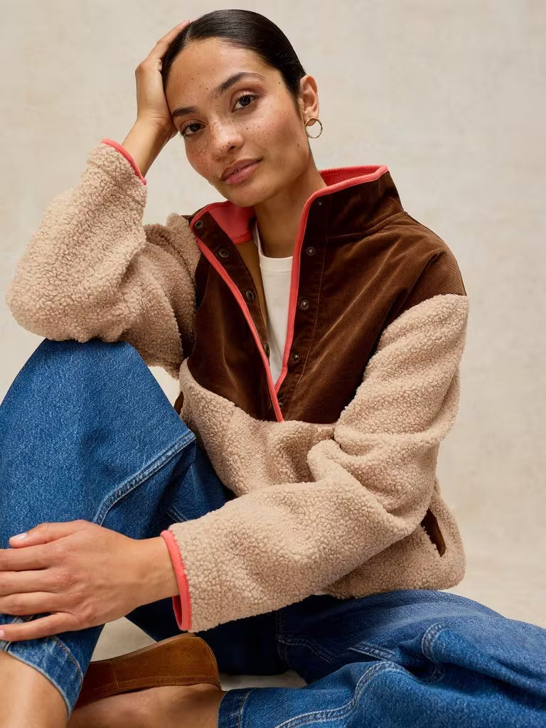 Borg Half Zip Fleece