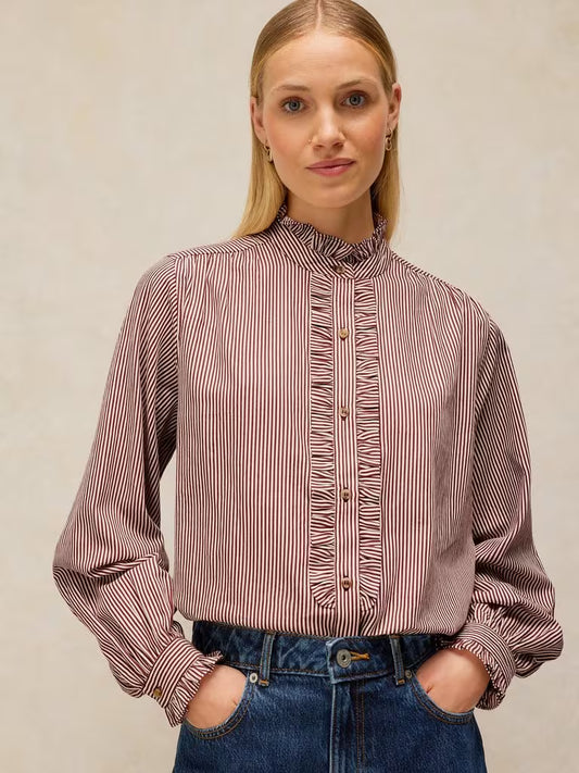 Frill Neck Blouse