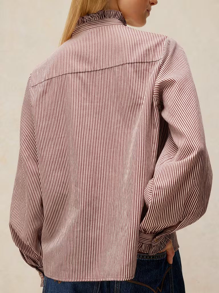 Frill Neck Blouse
