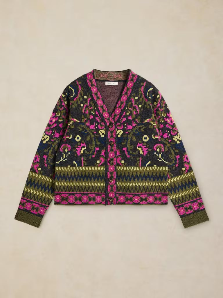 Celestial Jacquard Cardigan