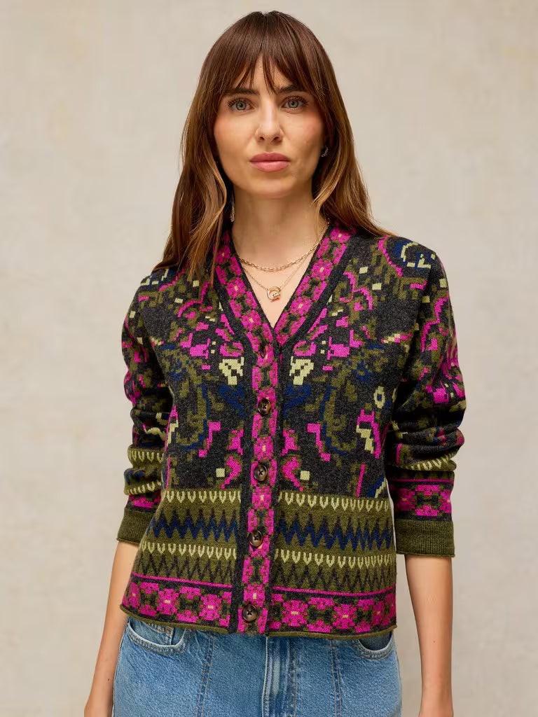 Celestial Jacquard Cardigan