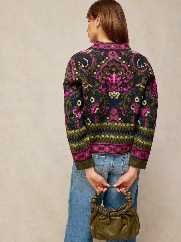 Celestial Jacquard Cardigan