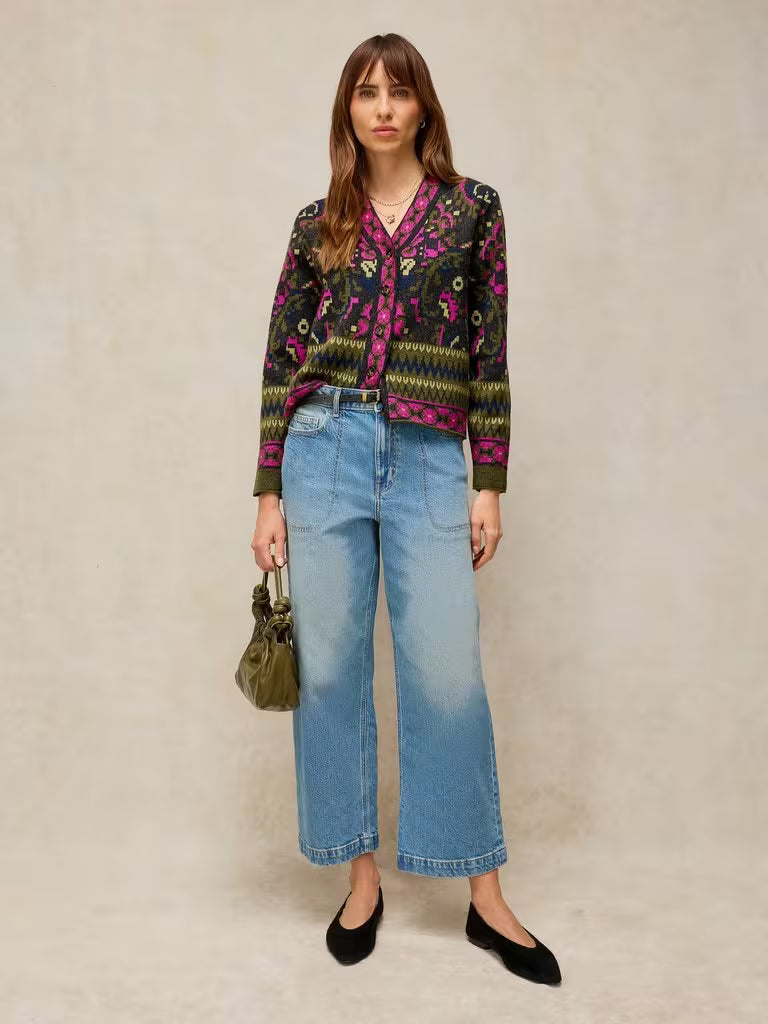 Celestial Jacquard Cardigan