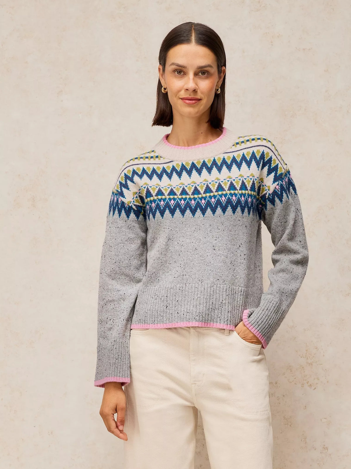 Cedar Fairisle Jumper