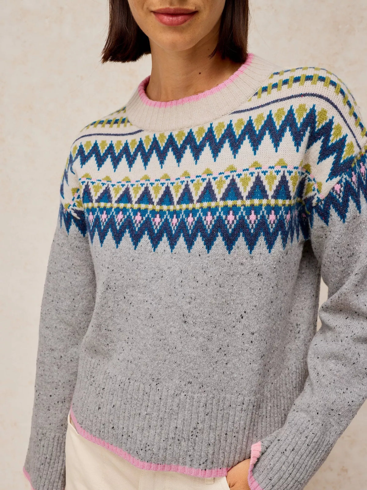 Cedar Fairisle Jumper