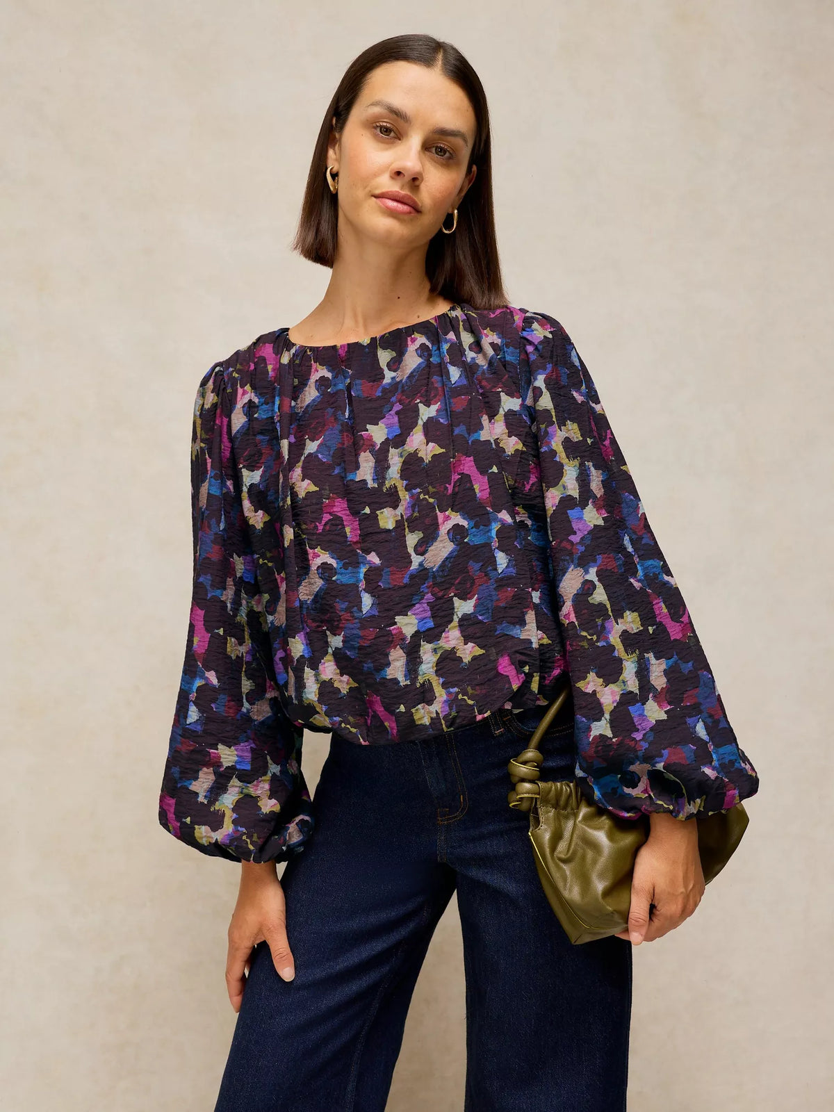 Lyra Bubble Hem Top