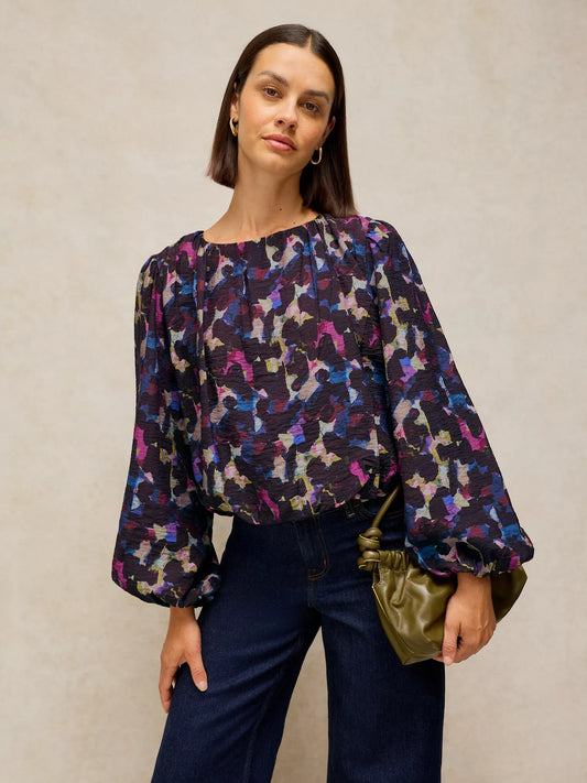 Lyra Bubble Hem Top