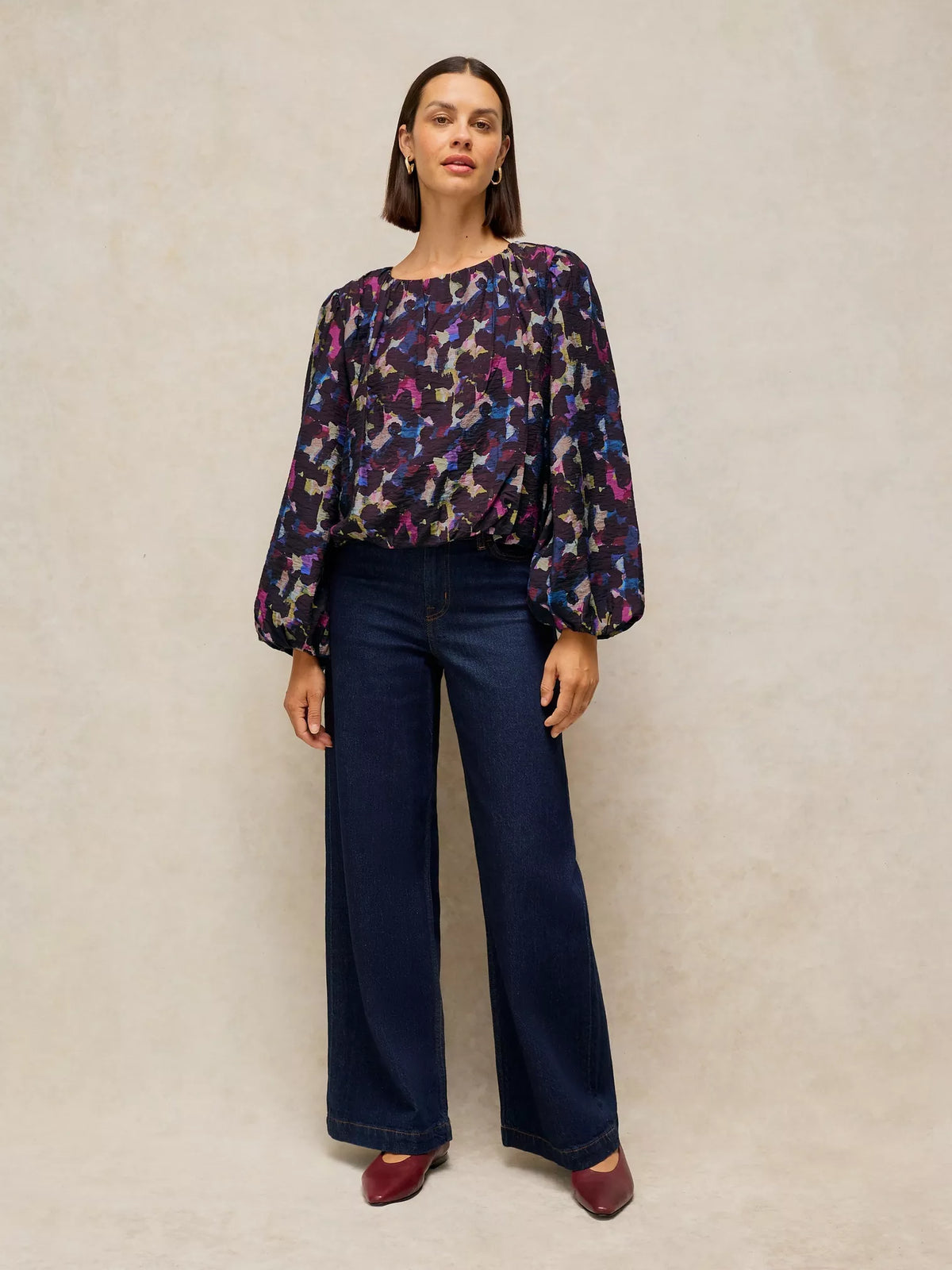 Lyra Bubble Hem Top