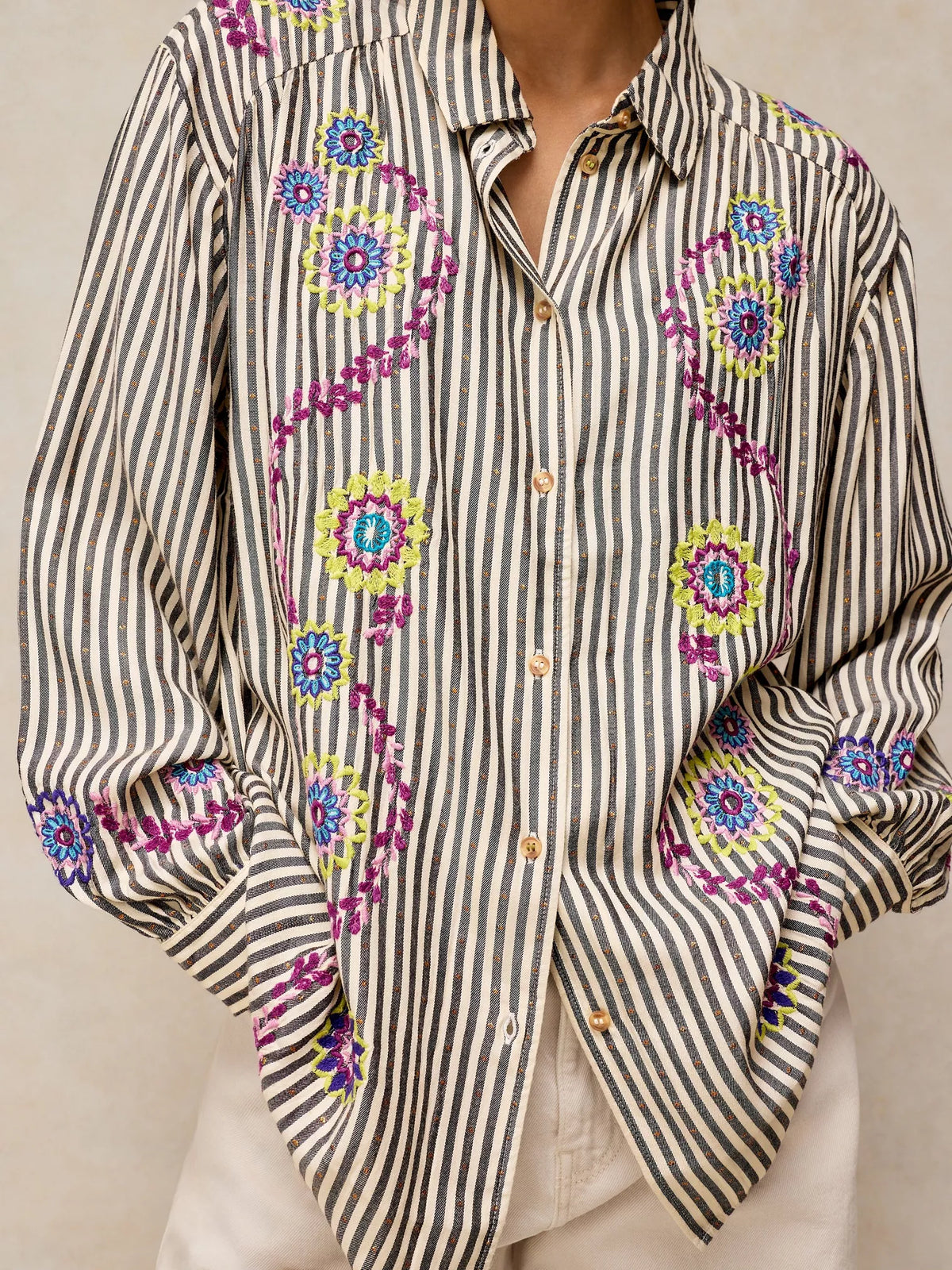 Lena Embroidered Shirt