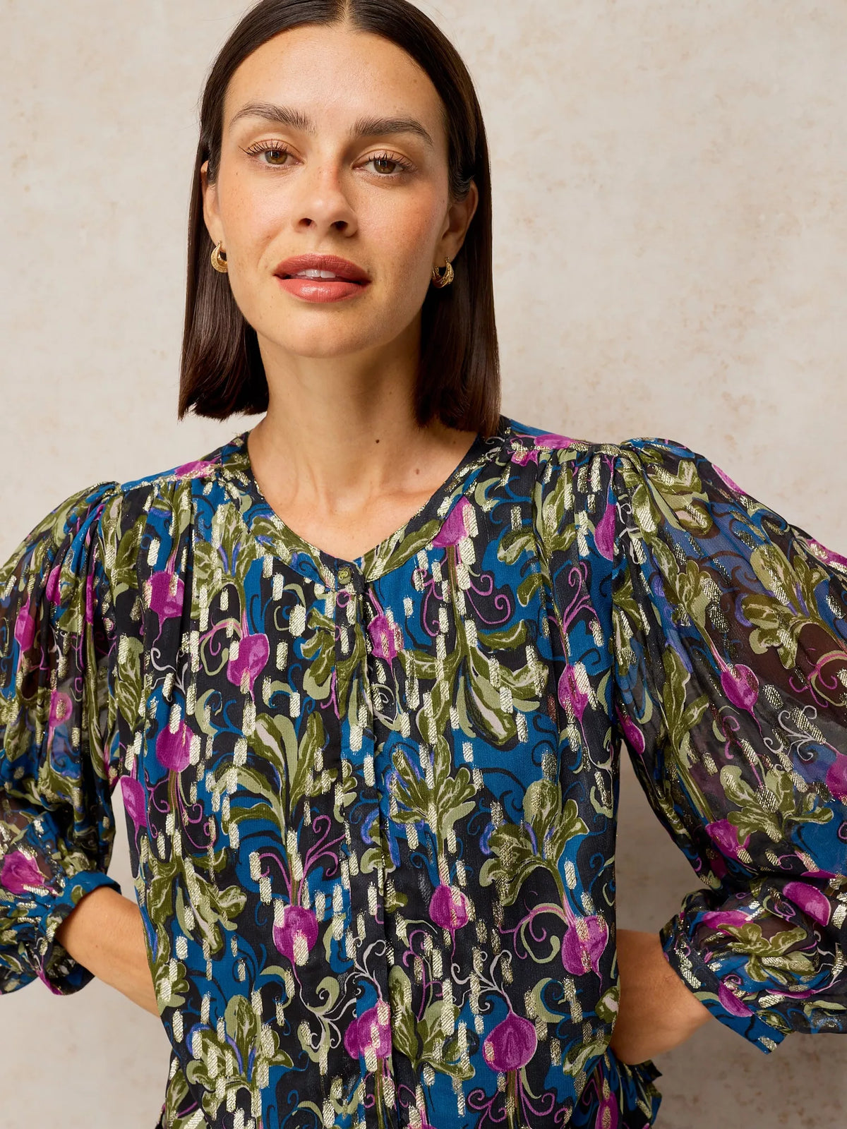 Lana Lurex Top