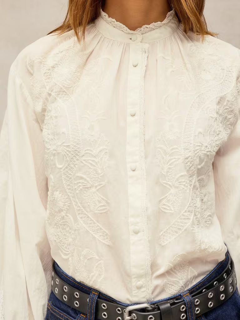 Lily Embroidered Top