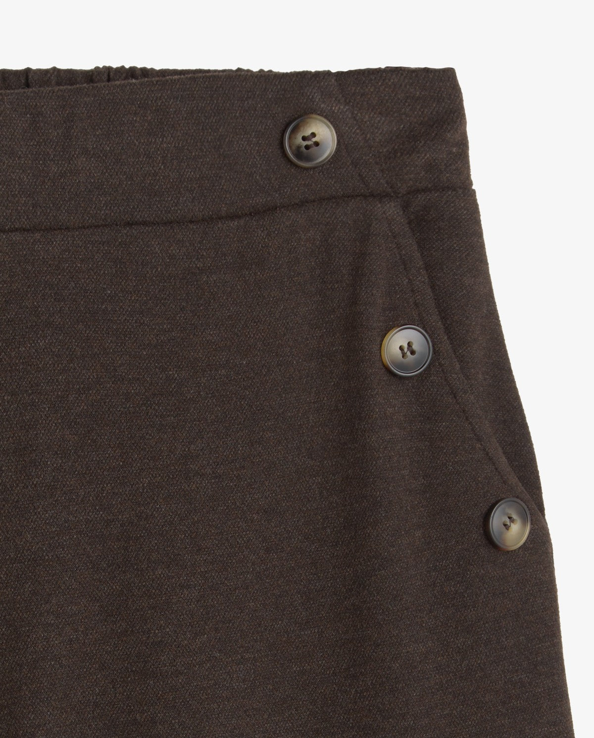 Wide Leg Brown Relaxed Trouser