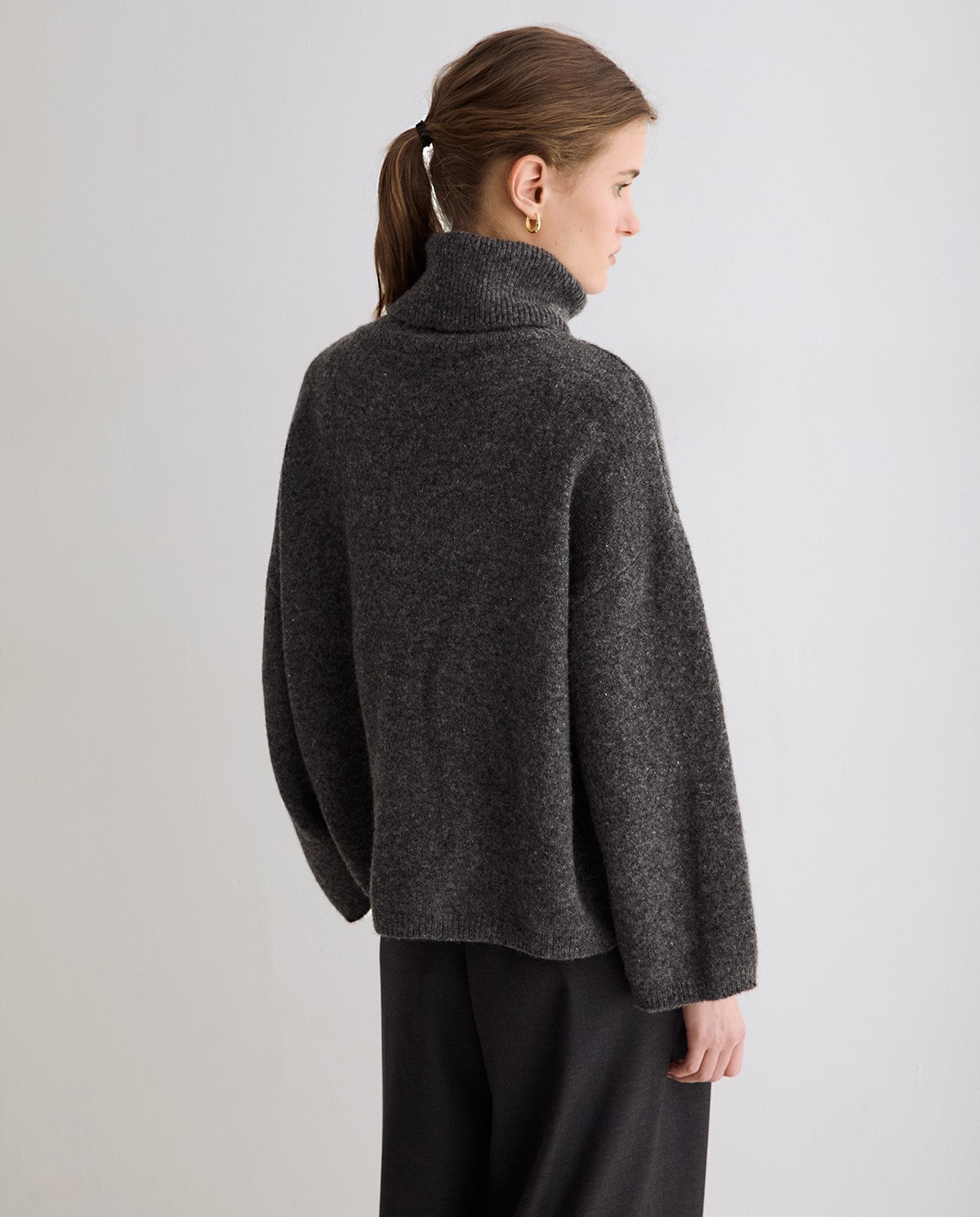 Oversized High Neck Sweater