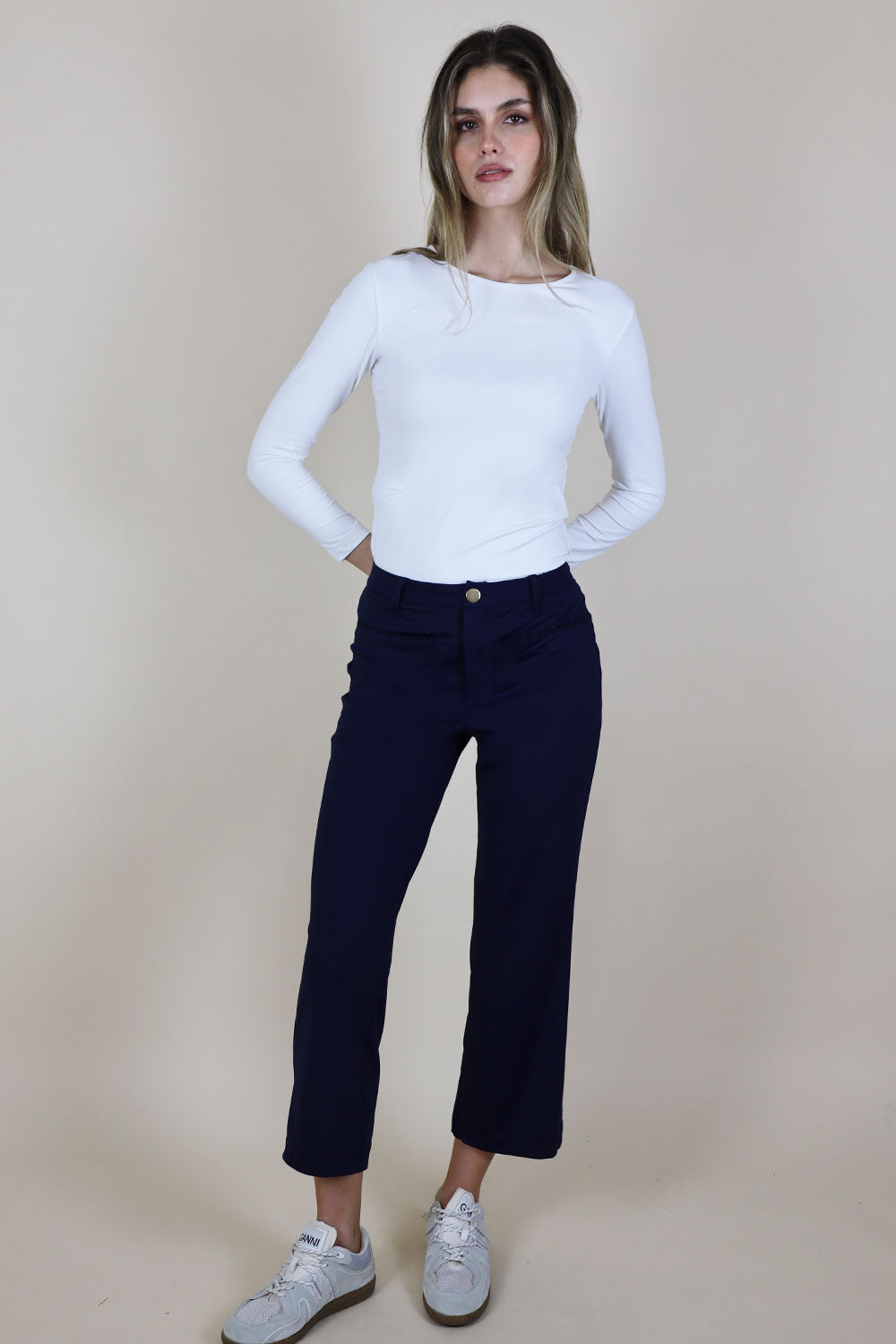 Bianca Navy Trouser