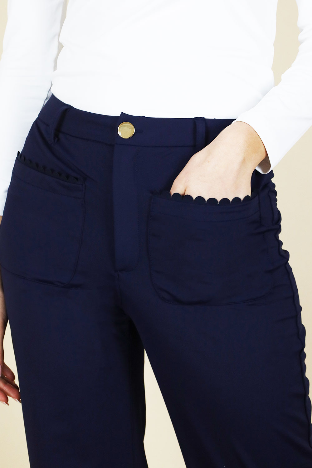 Bianca Navy Trouser