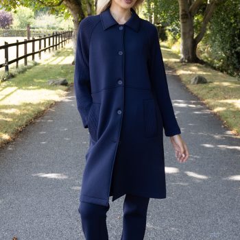 No2moro Bowie Navy Coat