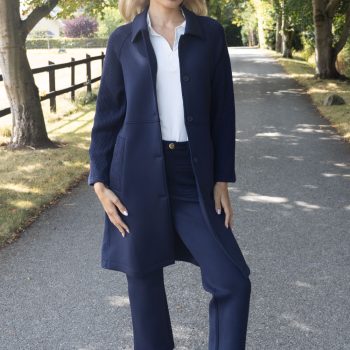 No2moro Bowie Navy Coat