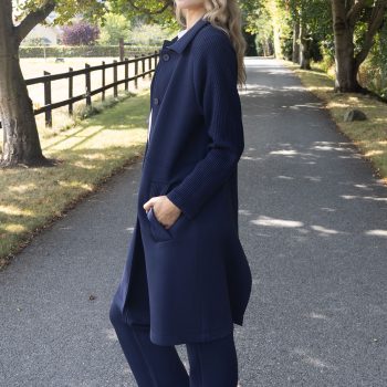 No2moro Bowie Navy Coat