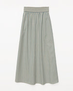 Stripe Cotton Skirt