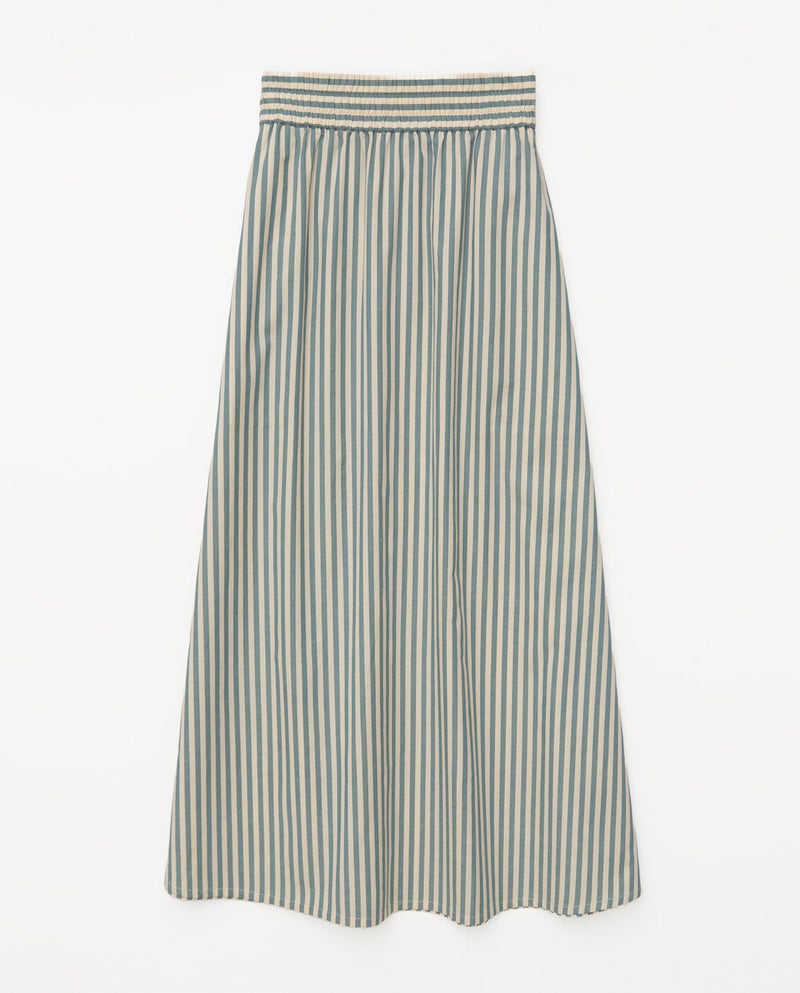 Stripe Cotton Skirt