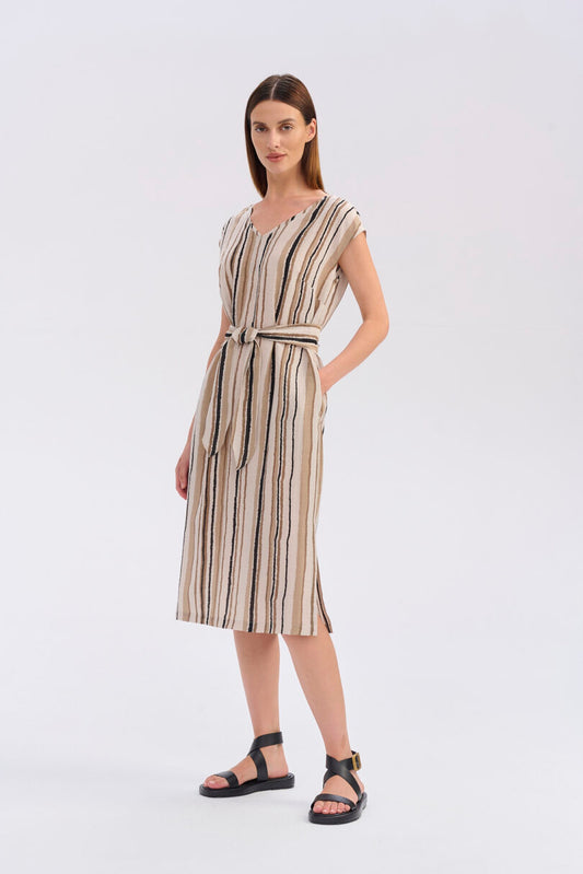 Stripe Linen Dress