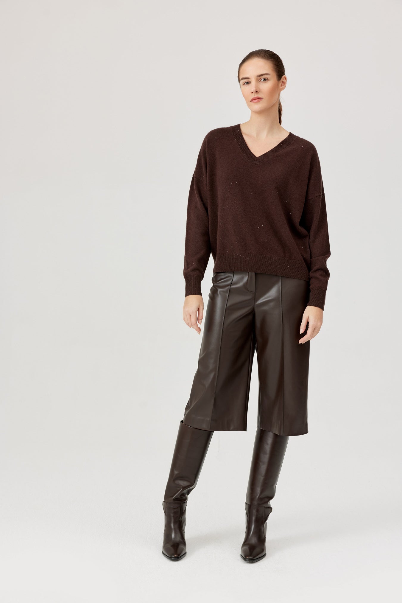 Viv Sweater  - Chocolate