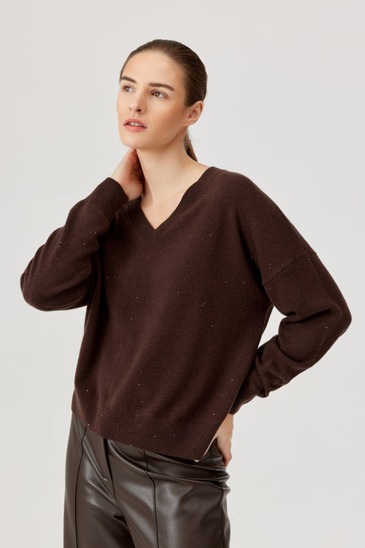Viv Sweater  - Chocolate