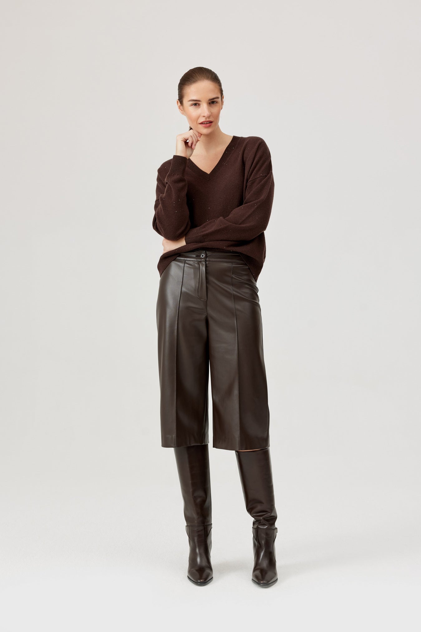 Viv Sweater  - Chocolate