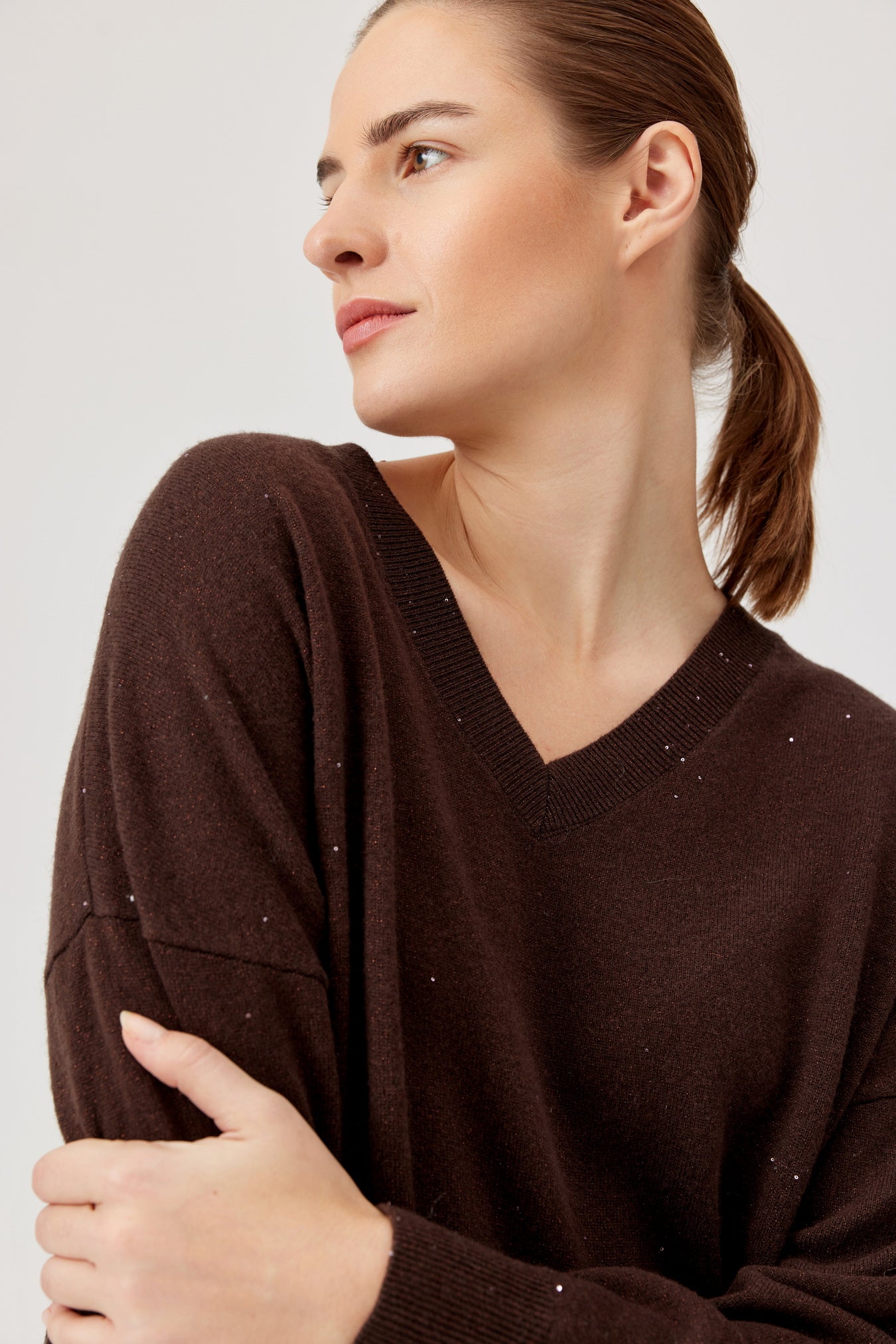 Viv Sweater  - Chocolate