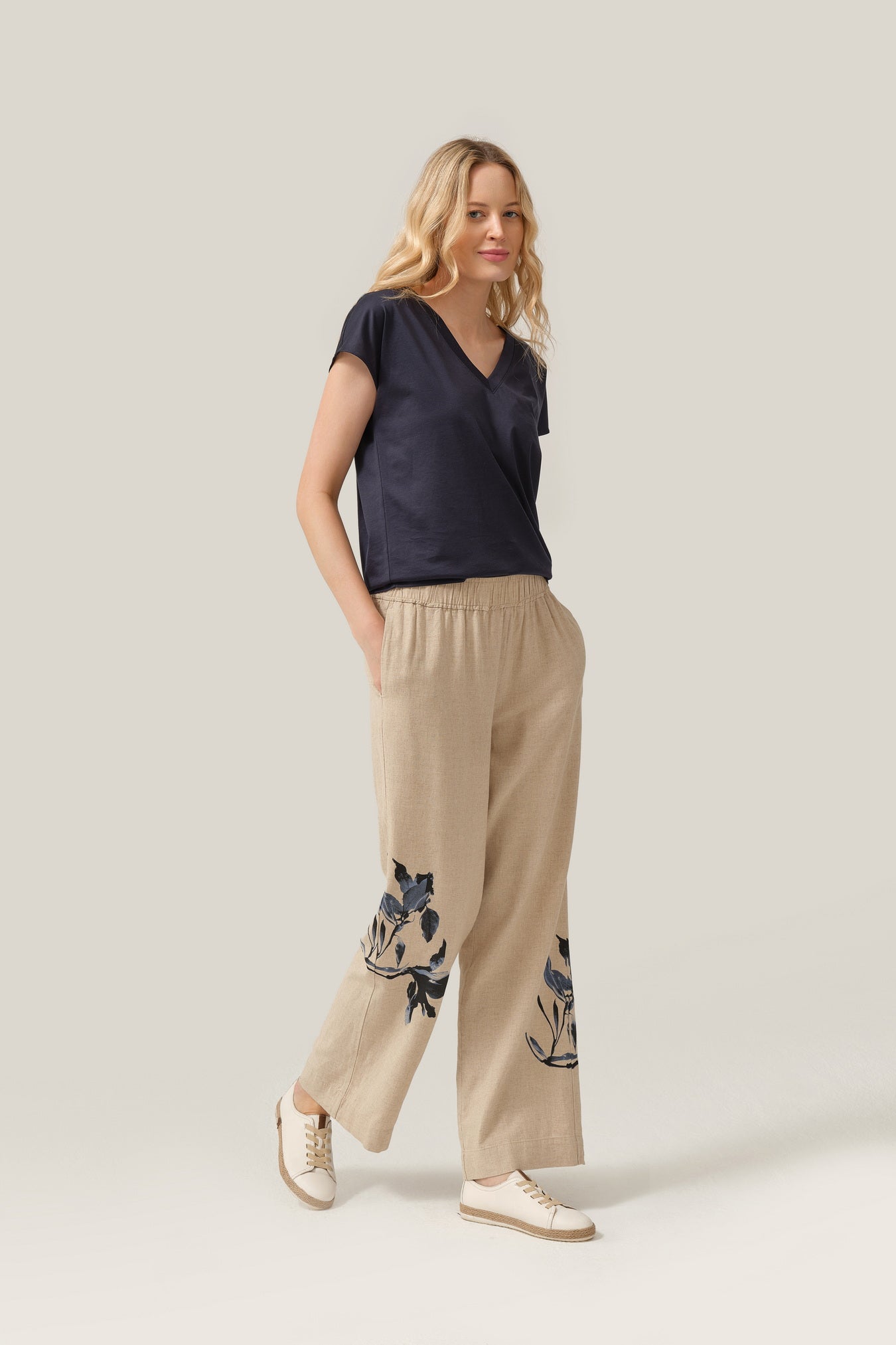 FÉRIA  Navy Top