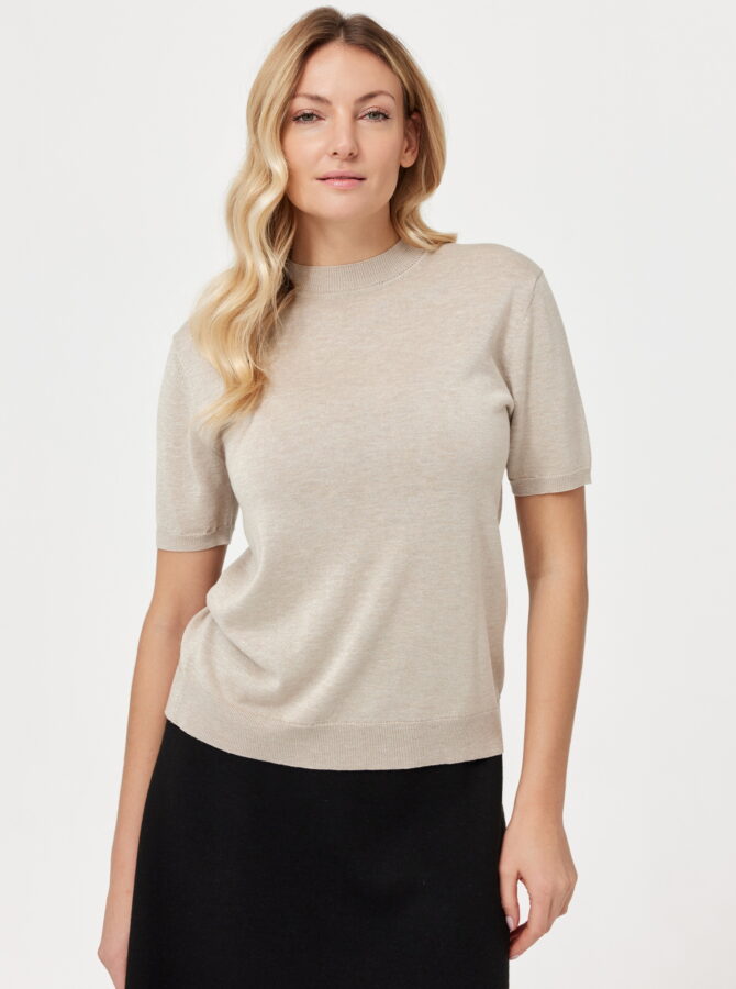 Gold Shimmer Knit