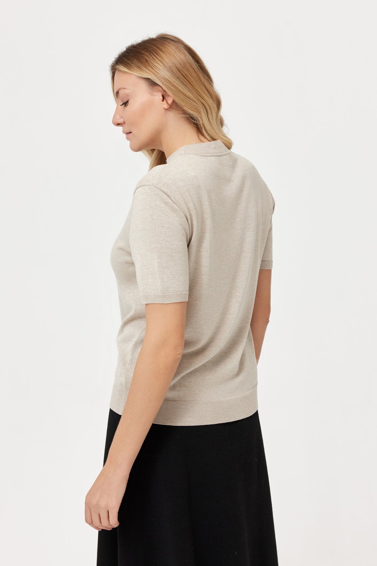 Gold Shimmer Knit