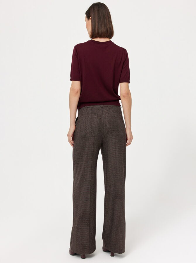 Fine Knit  - Burgundy