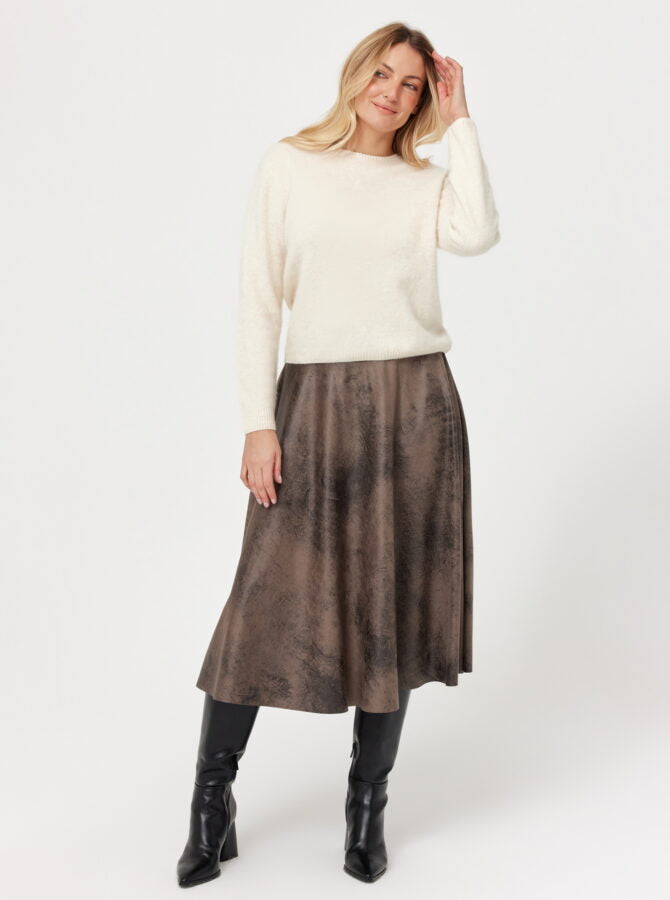 Classic Cream Wool Sweater