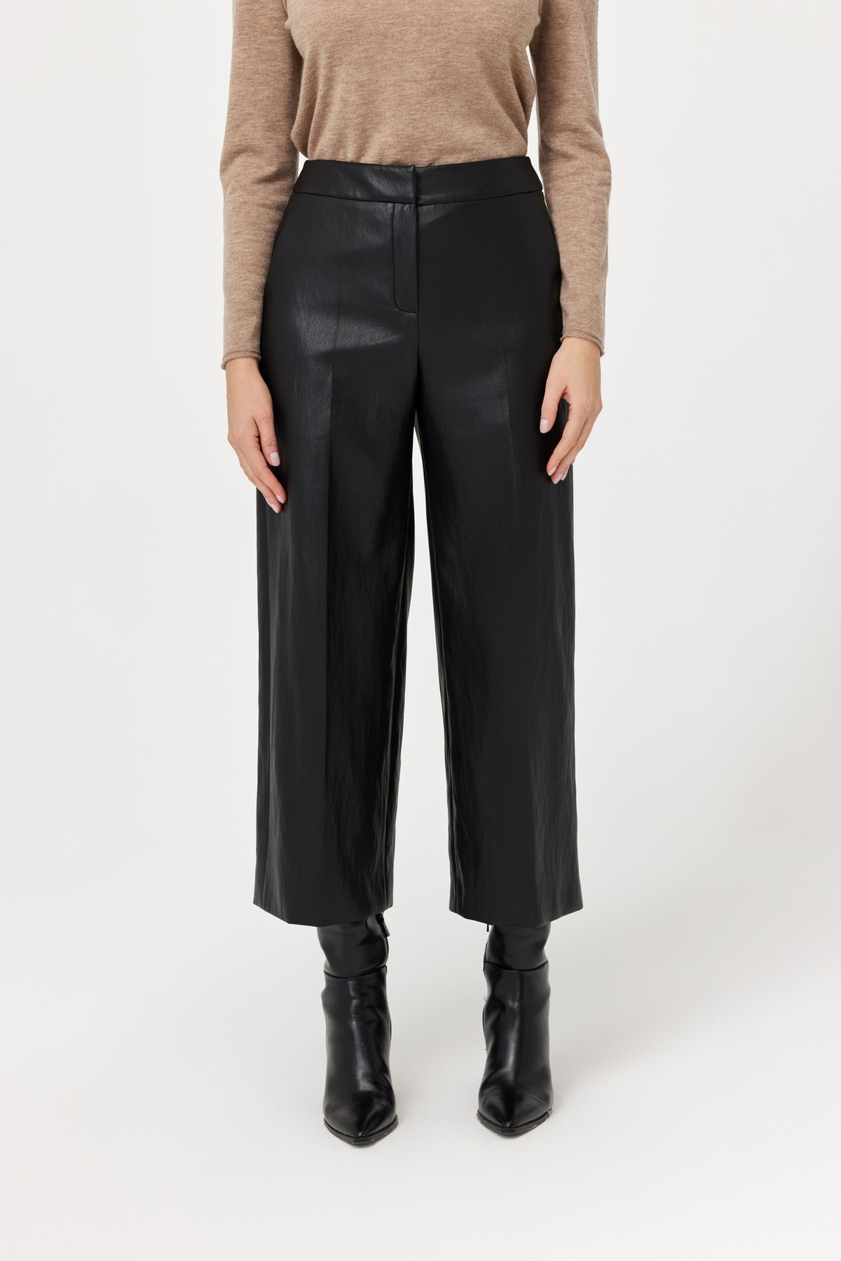 Faux Leather Trouser