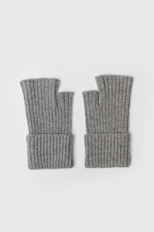 Fingerless Gloves  - Grey