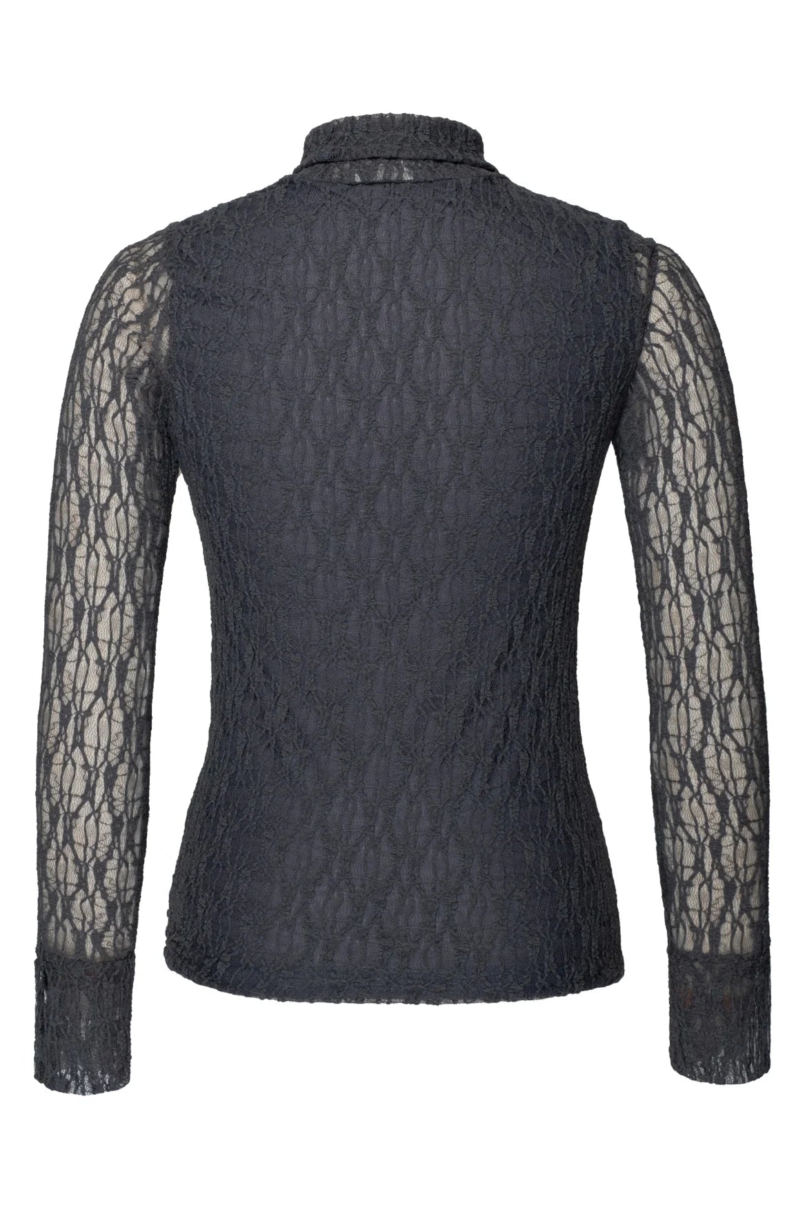 Brodi Grey Lace Top