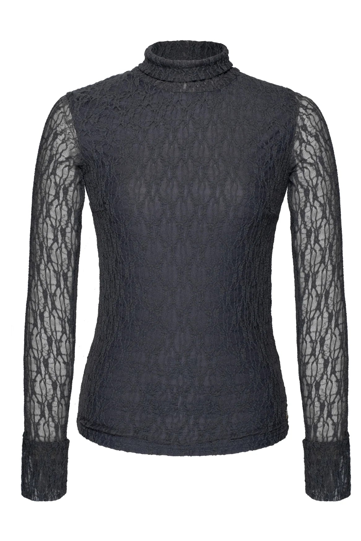 Brodi Grey Lace Top