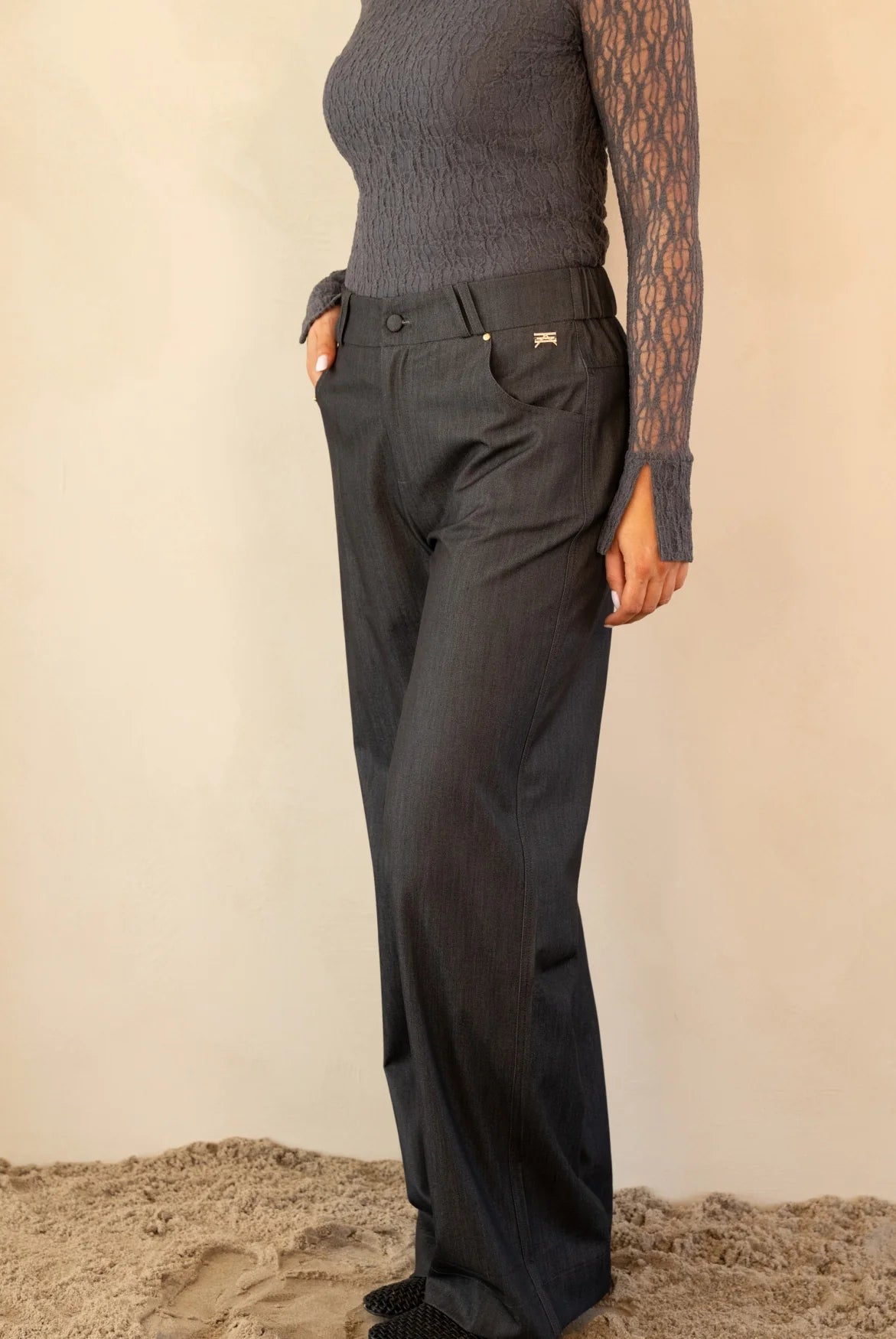 Kiki grey Trouser