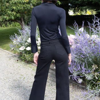 Napoli Wide Leg Jeans - Black